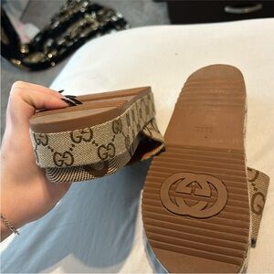 Gucci platform sandals